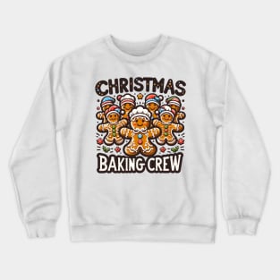 Christmas Baking Crew Vintage Gingerbread Men Crewneck Sweatshirt